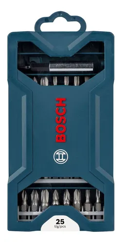 Jogo de Bits X-Line Mini Bosch com 25 Peças