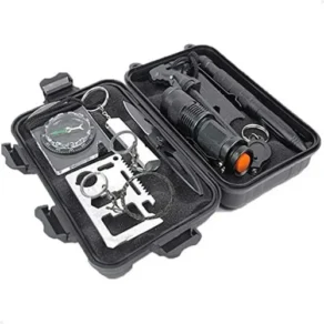 Kit Sobrevivência Tático Completo 10X1 Camping Defesa Lorben