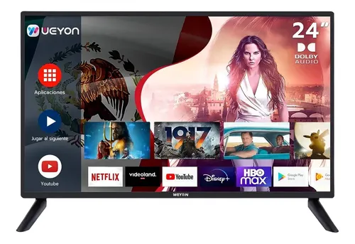Smart TV de 24 Weyon 24Wdsnmx com Tela Led Hd Android 14