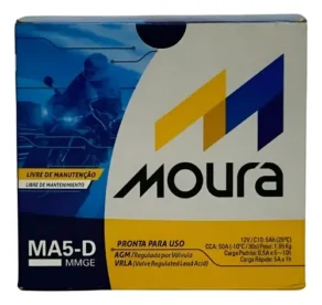 Bateria 5Ah Cg 125Ks Cg 150 Titan 150 Ks Biz 125Ks Mour Moto Direito