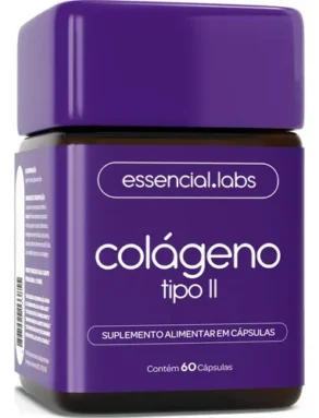 Colágeno Tipo 2 com 45Mg - Fórmula Exclusiva para A Articulação com Máxima Concentração e Biodisponibilidade - 60 Cápsulas