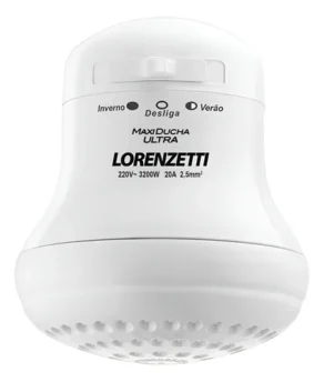 Maxi Ducha Ultra Lorenzetti 127V 3200W ou 220V 3200W