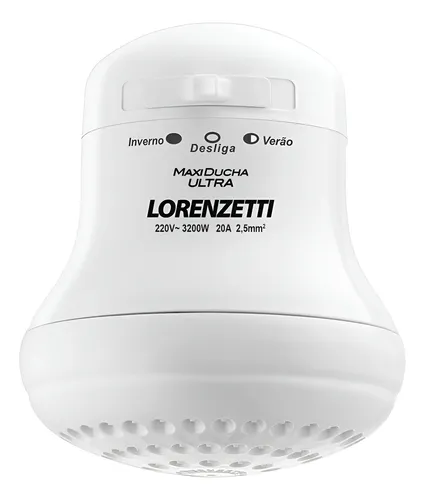Maxi Ducha Ultra Lorenzetti 127V 3200W ou 220V 3200W