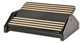 Apoio para Os Pés Ergonômico Madeira Black Piano - Souza