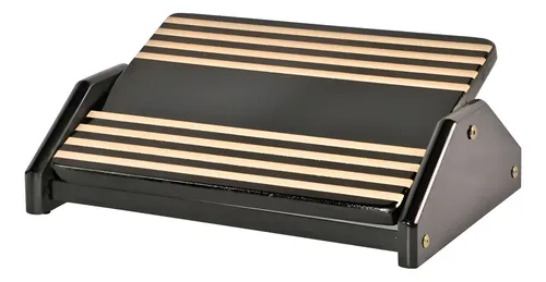 Apoio para Os Pés Ergonômico Madeira Black Piano - Souza