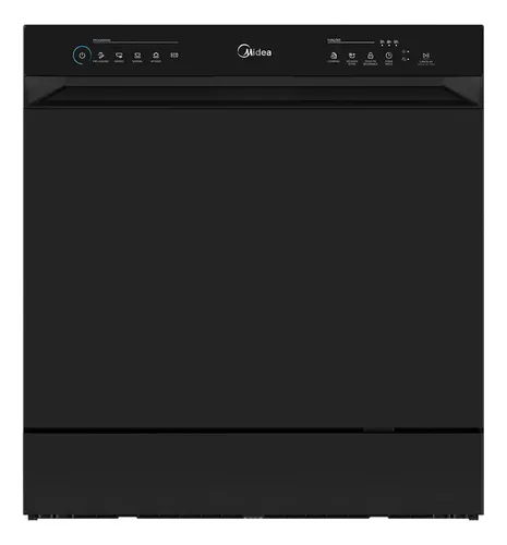 Lava Louças 8 Serviços Preta Touch Plus Midea