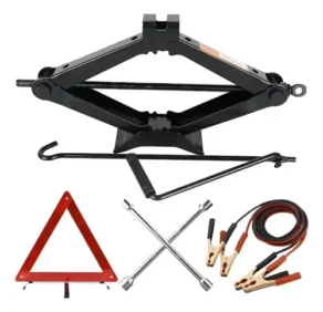 Kit Estepe Macaco Triangulo Chave Roda Cabo Chupeta 1,5T