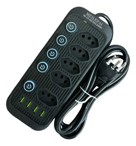 D_NQ_NP_2X_972083-MLB89692682556_082025-F-regua-extenso-5-tomadas-e-4-usb-4-pd-led-bivolt-110v220v